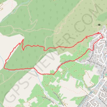Itinéraire Volx, sentier d'interprétation, distance, dénivelé, altitude, carte, profil, trace GPS