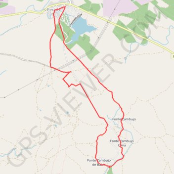 Itinéraire Alc-PR4 Caminhos da Fonte, distance, dénivelé, altitude, carte, profil, trace GPS