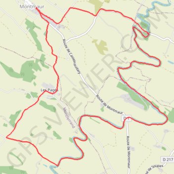 Itinéraire La rigole du Canal du Midi depuis Montmaur, distance, dénivelé, altitude, carte, profil, trace GPS