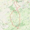 Itinéraire PERF_2023-06-23, distance, dénivelé, altitude, carte, profil, trace GPS