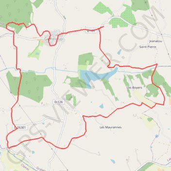 Itinéraire 2016GrateloupStGayrand-1, distance, dénivelé, altitude, carte, profil, trace GPS
