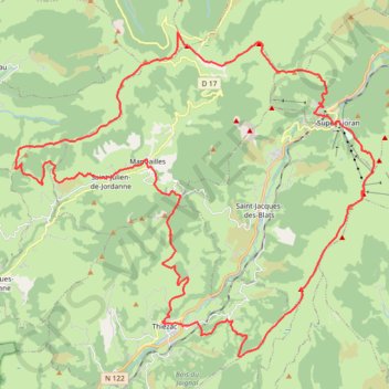 Itinéraire Tour des Monts du Cantal, distance, dénivelé, altitude, carte, profil, trace GPS