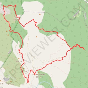 Itinéraire Tourtour, distance, dénivelé, altitude, carte, profil, trace GPS
