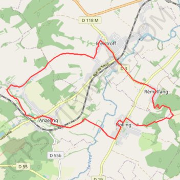 Itinéraire CIRCUIT DE LA VALLÉE DE LA NIED, distance, dénivelé, altitude, carte, profil, trace GPS