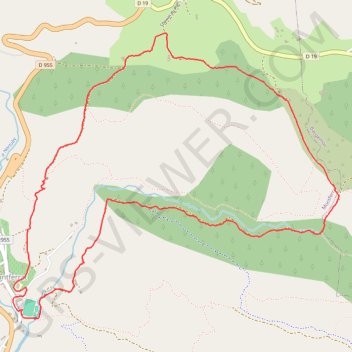 Itinéraire Montferrat, distance, dénivelé, altitude, carte, profil, trace GPS