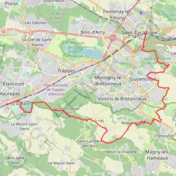 Itinéraire Trk010, distance, dénivelé, altitude, carte, profil, trace GPS