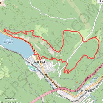 Itinéraire Jura-Nantua-Boucle point de vue, distance, dénivelé, altitude, carte, profil, trace GPS