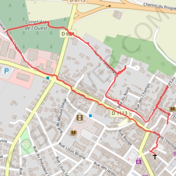 Itinéraire l'Imbrouch, distance, dénivelé, altitude, carte, profil, trace GPS