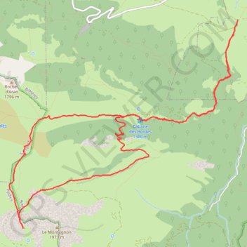 Itinéraire Mailh MASSIBE, distance, dénivelé, altitude, carte, profil, trace GPS