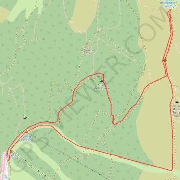 Itinéraire Refuge habert des ramee, distance, dénivelé, altitude, carte, profil, trace GPS