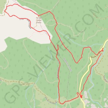 Itinéraire Le Muy - Castel Diaou, distance, dénivelé, altitude, carte, profil, trace GPS