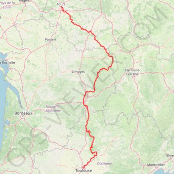 Itinéraire GR46, distance, dénivelé, altitude, carte, profil, trace GPS