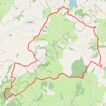 Itinéraire Saint-Martin-des-Faux, distance, dénivelé, altitude, carte, profil, trace GPS