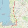 Itinéraire Retour MONT SAINT MICHEL, distance, dénivelé, altitude, carte, profil, trace GPS