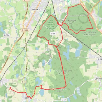 Itinéraire Grand tour Larena Seillon, distance, dénivelé, altitude, carte, profil, trace GPS