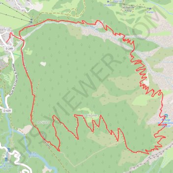 Itinéraire Chaîne des Fiz - De Sixt-Fer-à-Cheval au Refuge du Grenairon, distance, dénivelé, altitude, carte, profil, trace GPS
