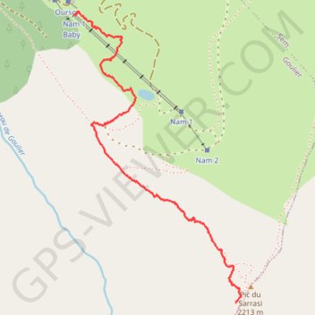 Itinéraire Montée au Pique d'Endron, distance, dénivelé, altitude, carte, profil, trace GPS
