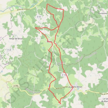 Itinéraire À Saint-Avit, distance, dénivelé, altitude, carte, profil, trace GPS