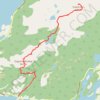 Itinéraire Digermulen - Keiservarden - Snøtind 003, distance, dénivelé, altitude, carte, profil, trace GPS