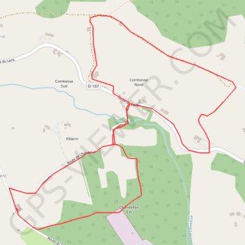 Itinéraire Hauterives petite boucle, distance, dénivelé, altitude, carte, profil, trace GPS