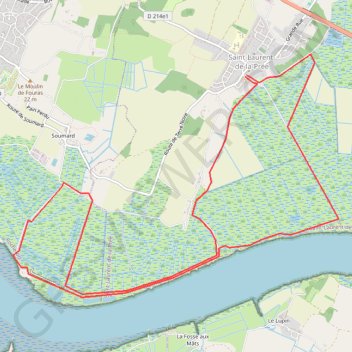 Itinéraire Parcours des Cabanes, distance, dénivelé, altitude, carte, profil, trace GPS