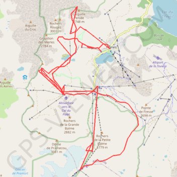Itinéraire Tignes et Val d'Isère, distance, dénivelé, altitude, carte, profil, trace GPS