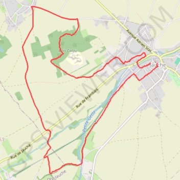 Itinéraire Marche Adeps Vieuxville, distance, dénivelé, altitude, carte, profil, trace GPS