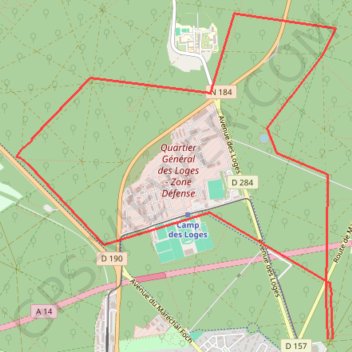Itinéraire Forêt de Saint Germain, Oratoires, distance, dénivelé, altitude, carte, profil, trace GPS