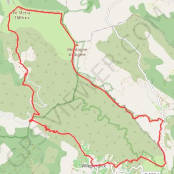 Itinéraire Montagne Angèle, distance, dénivelé, altitude, carte, profil, trace GPS