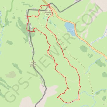 Itinéraire LARCHE COTE ITALIEN, distance, dénivelé, altitude, carte, profil, trace GPS