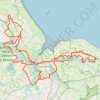 Itinéraire 200km, distance, dénivelé, altitude, carte, profil, trace GPS