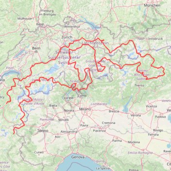 Itinéraire Briançon - Alberville, distance, dénivelé, altitude, carte, profil, trace GPS