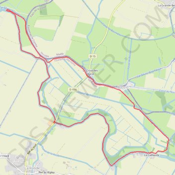 Itinéraire Marche La Ronde, distance, dénivelé, altitude, carte, profil, trace GPS