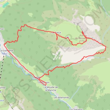 Itinéraire 08-OCT-19 01:58:33 PM, distance, dénivelé, altitude, carte, profil, trace GPS