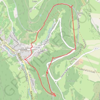 Itinéraire Les tunnels de conliège, distance, dénivelé, altitude, carte, profil, trace GPS
