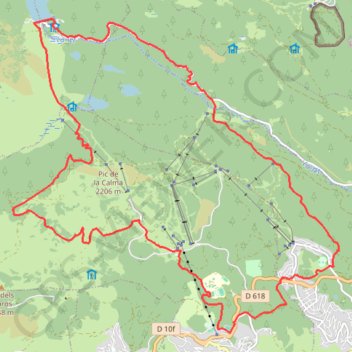 Itinéraire Pyrénées Catalanes - Les Bouillouses, distance, dénivelé, altitude, carte, profil, trace GPS