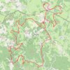 Itinéraire Le sentier des maçons, distance, dénivelé, altitude, carte, profil, trace GPS