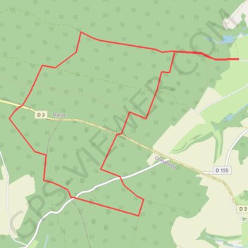 Itinéraire MARAC Les BOIS, distance, dénivelé, altitude, carte, profil, trace GPS