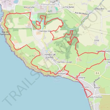 Itinéraire 2 - trail_15km, distance, dénivelé, altitude, carte, profil, trace GPS
