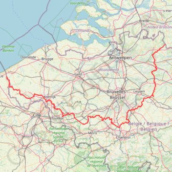 Itinéraire TET_B-01-NW_20230301, distance, dénivelé, altitude, carte, profil, trace GPS