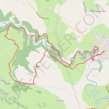 Itinéraire 2015-12-11 12:18, distance, dénivelé, altitude, carte, profil, trace GPS