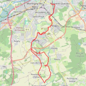 Itinéraire Sortie à vélo, distance, dénivelé, altitude, carte, profil, trace GPS