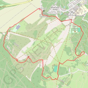 Itinéraire Chenove petit bonbis, distance, dénivelé, altitude, carte, profil, trace GPS