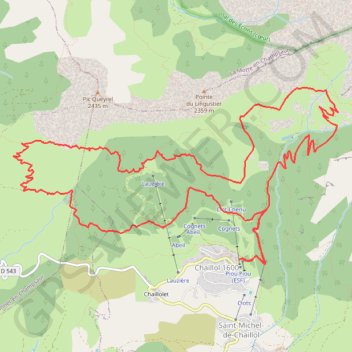 Itinéraire Les Balcons de Chaillol, distance, dénivelé, altitude, carte, profil, trace GPS