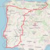 Itinéraire Eurovelo 01 Spain + Portugal, distance, dénivelé, altitude, carte, profil, trace GPS