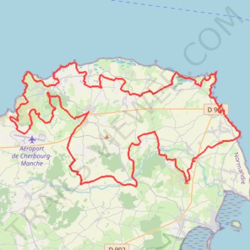 Itinéraire 2 - LES INFO PARCOURS, distance, dénivelé, altitude, carte, profil, trace GPS
