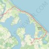 Itinéraire Wolgast - Heringsdorf / Mellenthin, distance, dénivelé, altitude, carte, profil, trace GPS