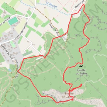 Itinéraire Castelas, distance, dénivelé, altitude, carte, profil, trace GPS