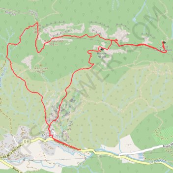 Itinéraire Cirque de moureze, distance, dénivelé, altitude, carte, profil, trace GPS