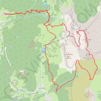 Itinéraire Tournette, distance, dénivelé, altitude, carte, profil, trace GPS